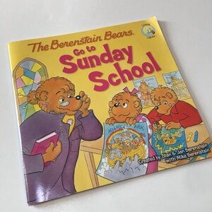 The Berenstain Bears Go to Sunday School Children Picture Book Religious